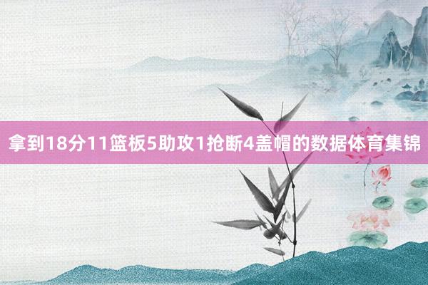 拿到18分11篮板5助攻1抢断4盖帽的数据体育集锦
